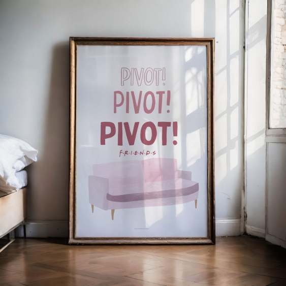 Plakát, Přátelé: Pivot, 21x30
