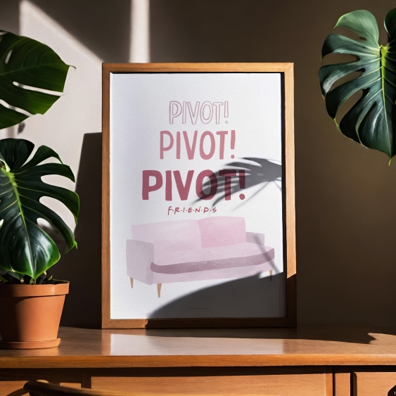 Plakát, Přátelé: Pivot, 21x30