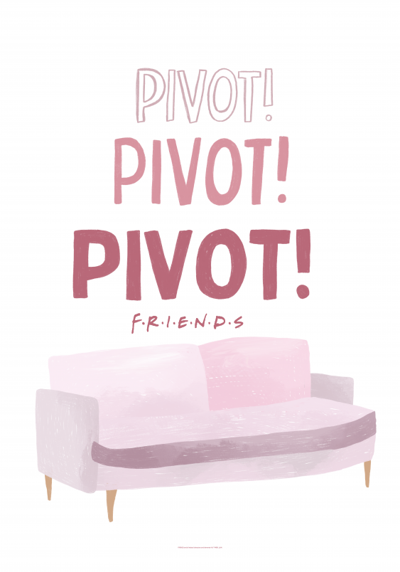 Plakát, Přátelé: Pivot, 21x30