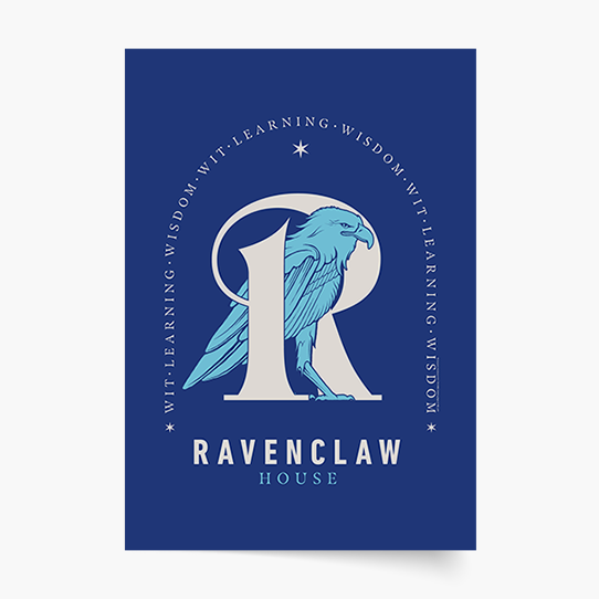 Plakát, Harry Potter Domy: Ravenclaw, 30x40