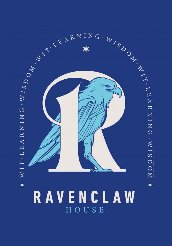 Plakát, Harry Potter Domy: Ravenclaw, 30x40