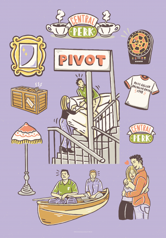 Plakát, Přátelé: Violet, 21x30