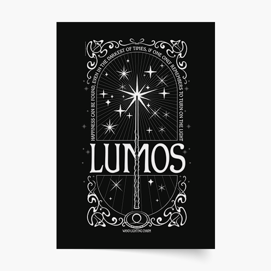 Plakát, Harry Potter: Lumos, 30x40