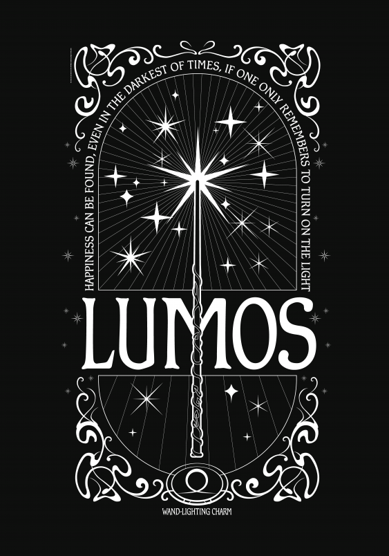 Plakát, Harry Potter: Lumos, 30x40