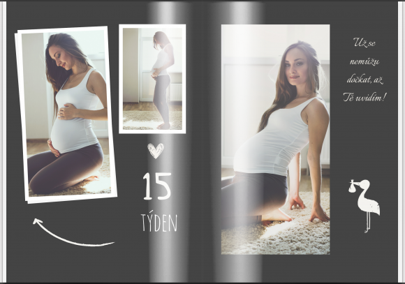 9 kouzelných měsíců  fotokniha, 20x30 cm