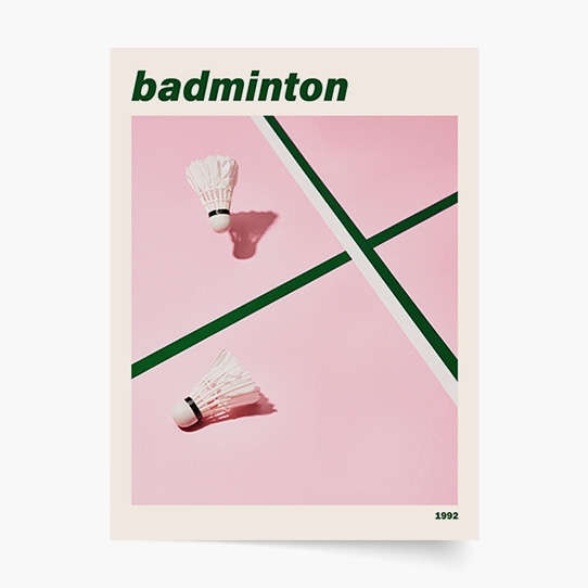 Plakát, Sporty: Badminton II, 21x30