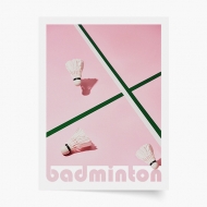 Plakát, Sport: Badminton I, 20x30 cm