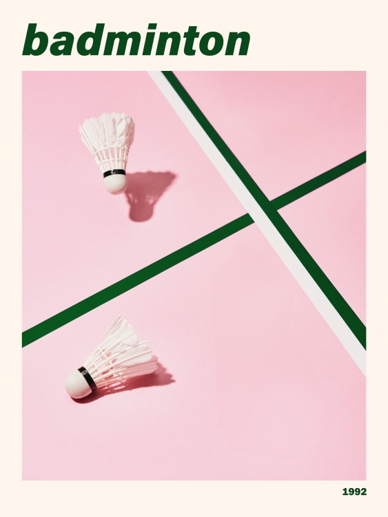 Plakát, Sporty: Badminton II, 21x30