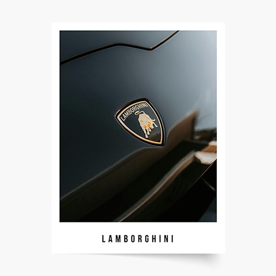Plakát, Auta: Lamborghini, 21x30