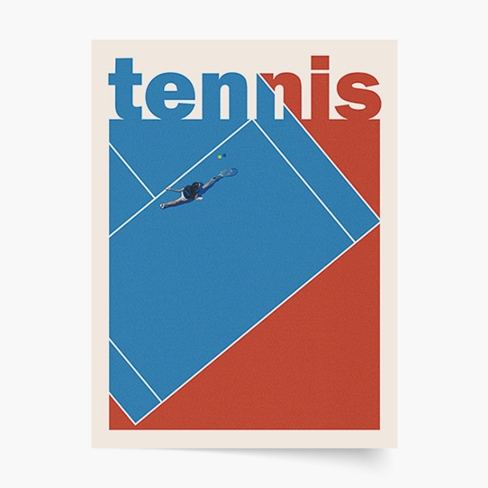 Plakát, Sport: Tenis, 21x30