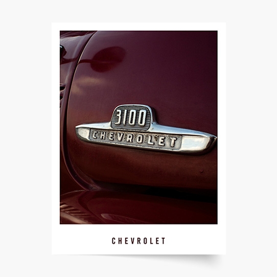 Plakát, Auta: Chevrolet, 21x30