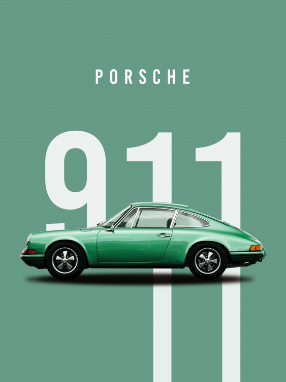 Plakát, Auta: Porsche 2, 21x30