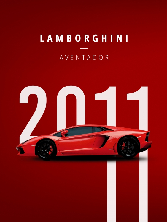 Plakát, Auta: Lamborghini 3, 21x30