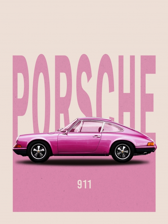 Plakát, Auta: Porsche 5, 21x30