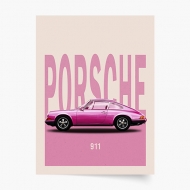 Plakát, Auta: Porsche 5, 20x30 cm