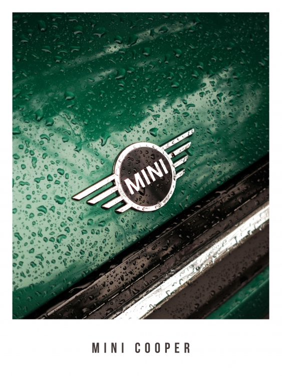 Plakát, Auta: Mini Cooper, 21x30