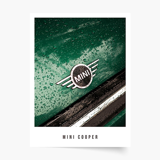 Plakát, Auta: Mini Cooper, 21x30