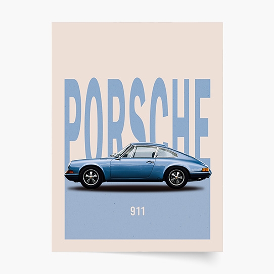 Plakát, Auta: Porsche 1, 21x30