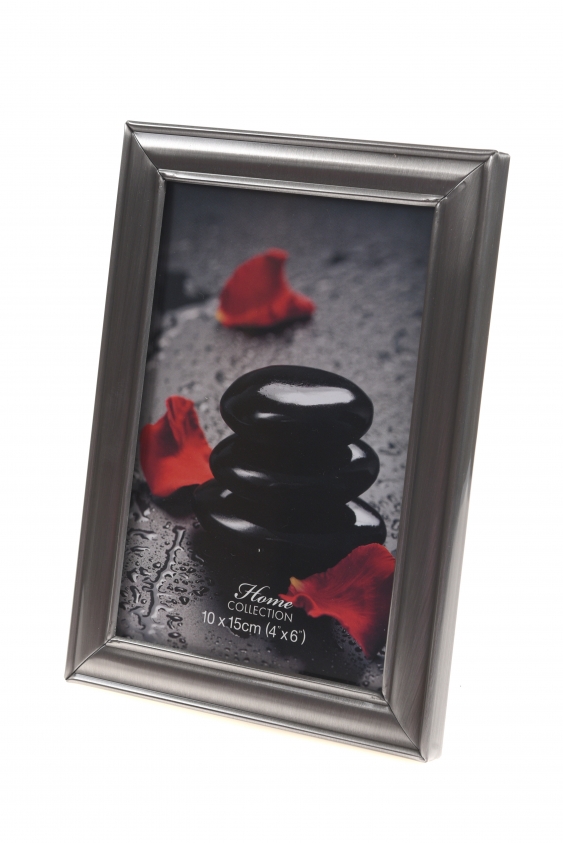 Rámeček na fotografii 10x15 BP staré kartáčované stříbro, 10x15 cm
