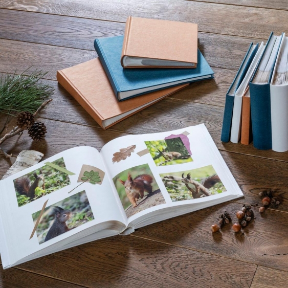 Fotoalbum Vrásčitá modrá - 200 fotografií, 10x15 cm
