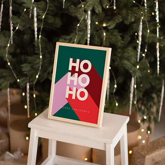 Plakát, Svátky: HO HO HO, 21x30