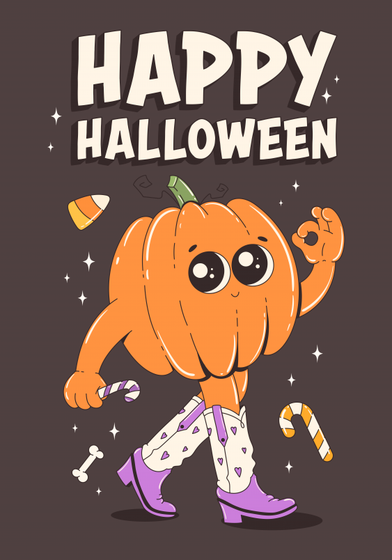 Plakát, Halloween: Kovboj, 30x40