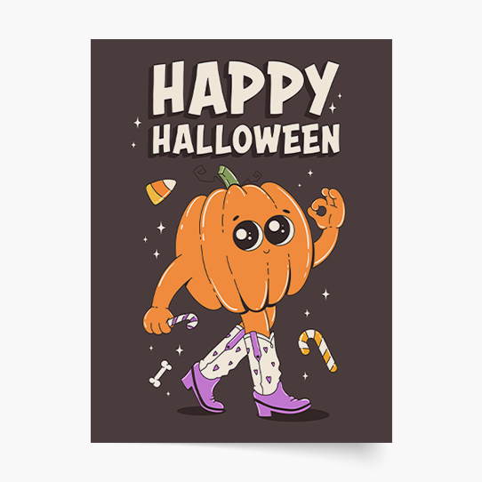 Plakát, Halloween: Kovboj, 30x40