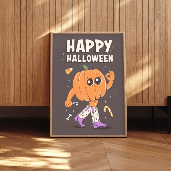 Plakát, Halloween: Kovboj, 30x40
