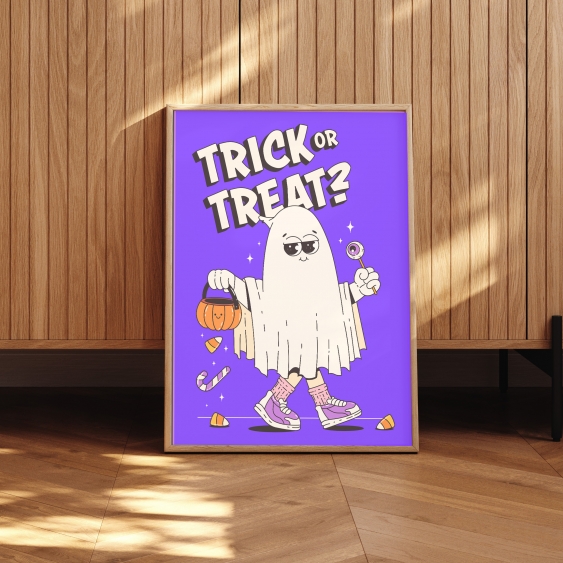 Plakát, Halloween: Duch, 30x40