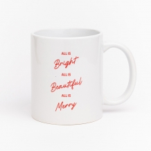 Hrnek, Bright, Beautiful, Merry