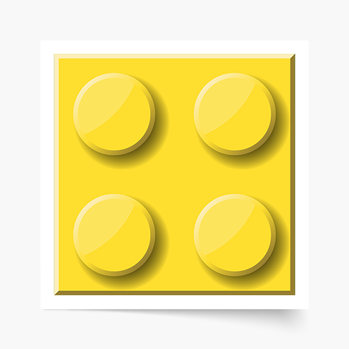 Plakát, Podložky: Žluté, 30x30
