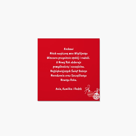 Fotopřání Santa Claus, 14x14 cm