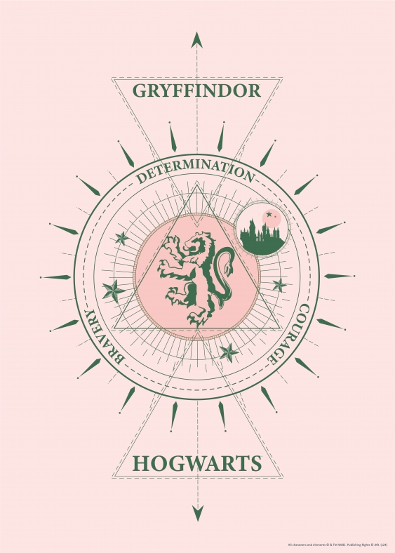 Plakát, Harry Potter: Nebelvír, 50x70