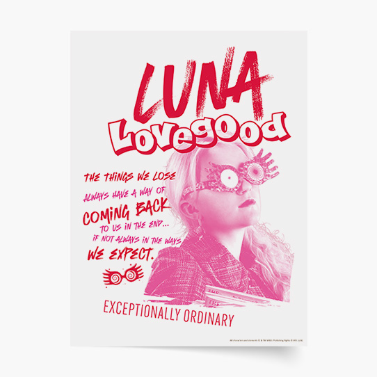 Plakát, Harry Potter: Luna Lovegoodová - Výjimečně obyčejná, 30x40
