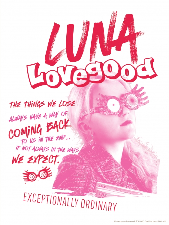 Plakát, Harry Potter: Luna Lovegoodová - Výjimečně obyčejná, 30x40