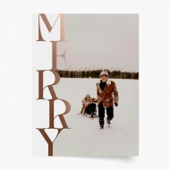 Plakát, Svátky: Merry, 50x70 cm