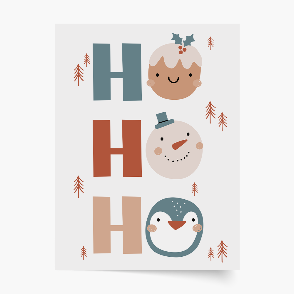 Plakát, VÁNOCE: Ho ho ho, 21x30