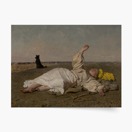 Plakát, Józef Chełmoński "Indiánské léto", 40x30