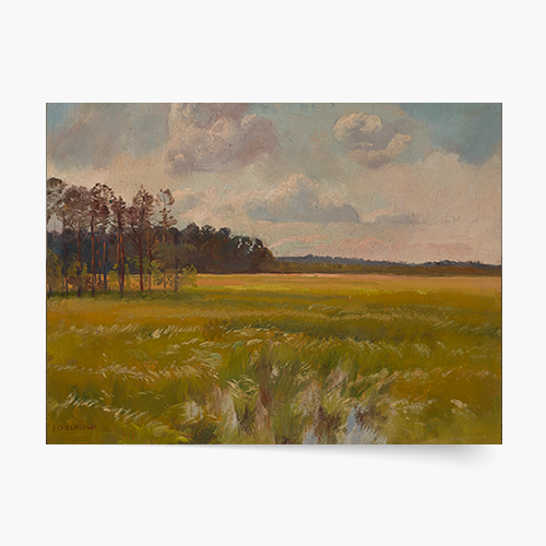 Plakát, Józef Chełmoński "Louka u lesa", 40x30