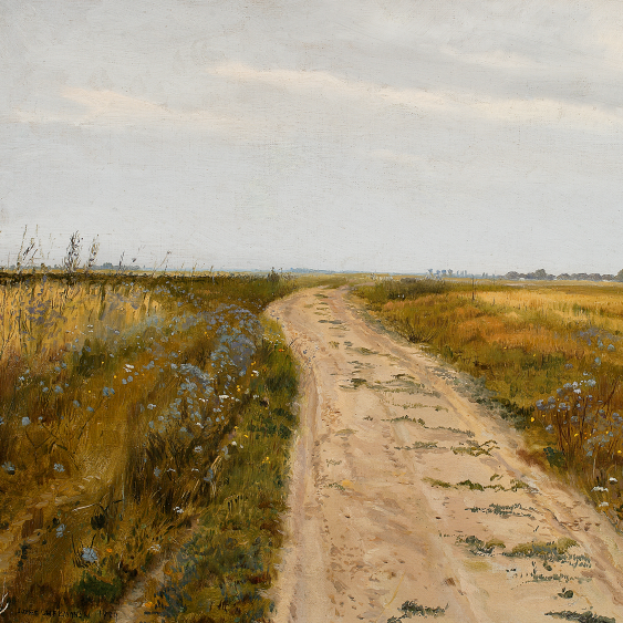 Plakát, Józef Chełmoński "Dirt Road", 30x30