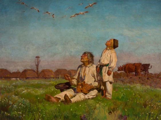 Plakát, Józef Chełmoński „Čápi“, 40x30