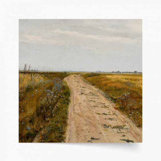 Plakát, Józef Chełmoński "Dirt Road", 30x30