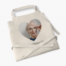 Zástěra Srdce, béžový