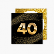 Fotopřání Kulaté narozeniny, 14x14 cm