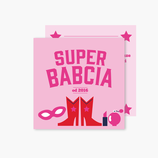 Fotopřání Kolekce superhrdinů a babiček, 14x14 cm