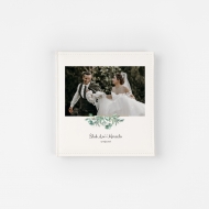 Kožené fotoalbum Památka ze svatby, 22x22 cm