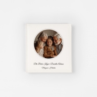 Kožené fotoalbum Kulatá fotografie, 22x22 cm