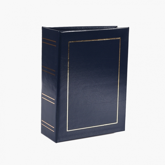 Fotoalbum černé stránky MODRÉ 100 fotografií, 10x15 cm