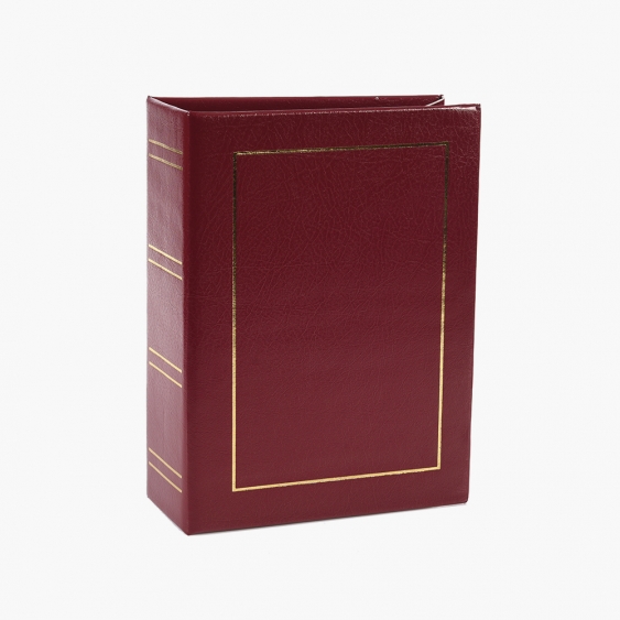 Fotoalbum černé stránky BURGUNDY 100 fotografií, 10x15 cm