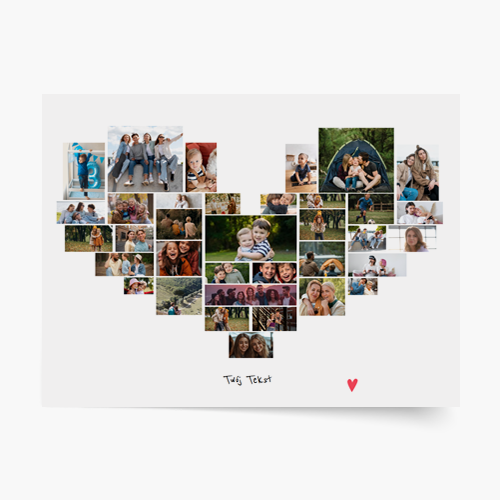Plakát, Instagramové srdce, 50x40